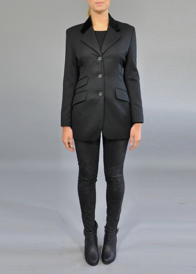 Vintage Black Hacking Jacket, Smart Vintage Blazer, Vintage Coast and Jackets, Norfolk, Online Vintage Clothing
